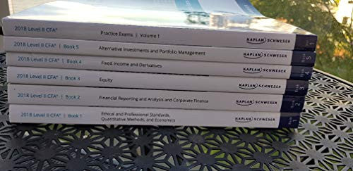 CFA Level 2 SchweserNotes 2018 + Practice Exams Volume 1