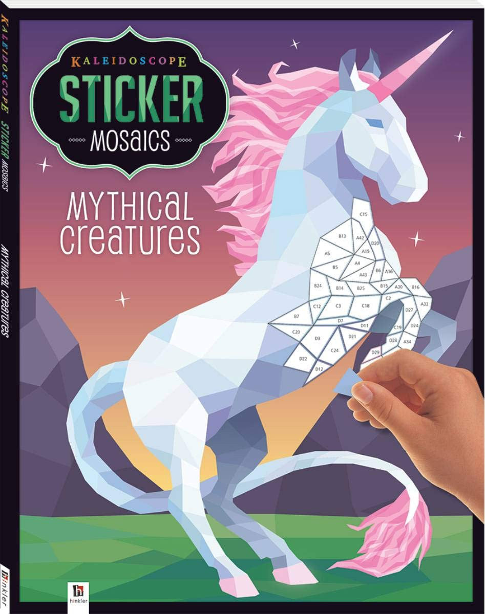 Hinkler Kaleidoscope Sticker Mosaics: Mythical Creatures