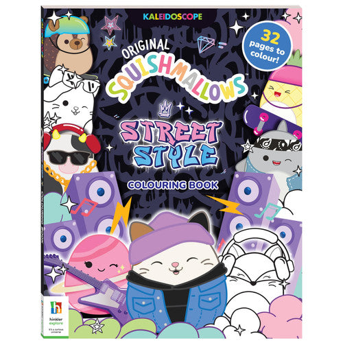 Kaleidoscope Squishmallows Colouring Book Street Style (Kaleidoscope Colouring)