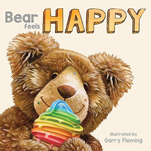 Bear Feels Happy - Board Book