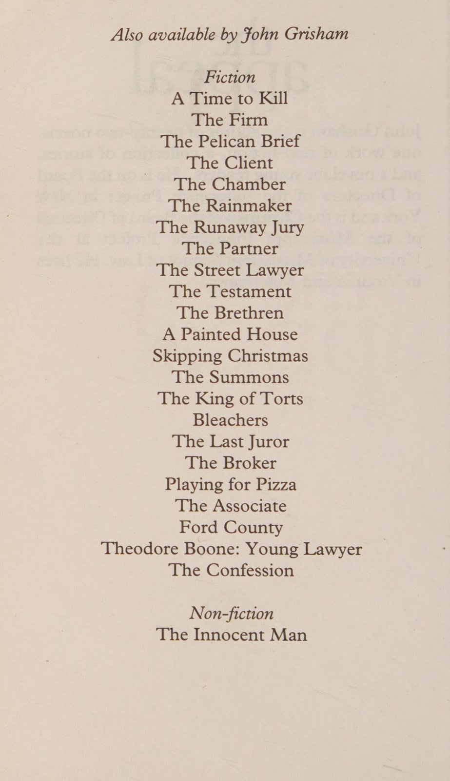 Grisham, John The Appeal