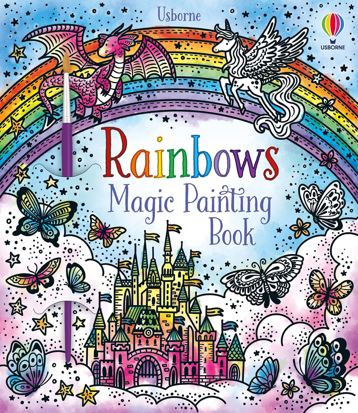 Bookoli - Magic Painting : Rainbow World - Mess Free Colouring - Travel Toys for Toddlers - Gifts