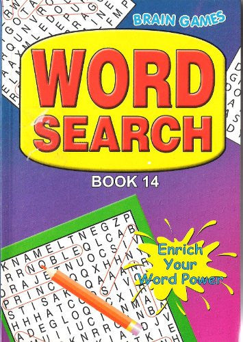 WF Graham Set of 4 A5 Brain Games Word Search Books