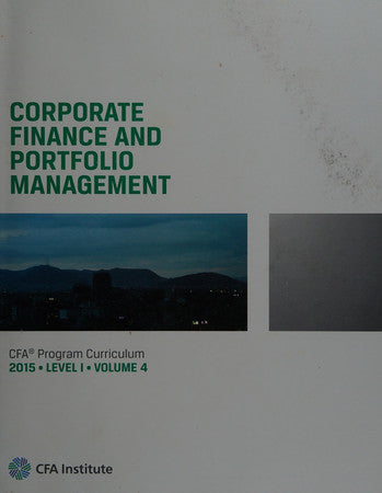 cfa level I financial reporting and analysis 2015