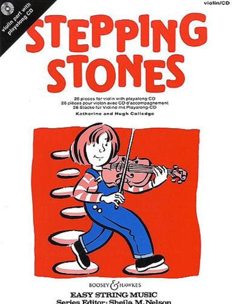 Stepping Stones - 26 pieces for beginners - Easy String Music - violin - edition with CD