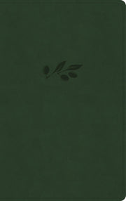 NASB Single-Column Personal Size Bible, Olive Leathertouch