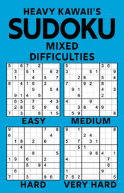 Heavy Kawaii's Sudoku Mixed Difficulties: Easy, Medium, Hard and Very Hard Sudokus