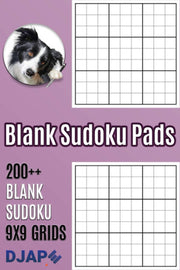 Blank Sudoku Pads: 200++ Blank Sudoku 9x9 Grids