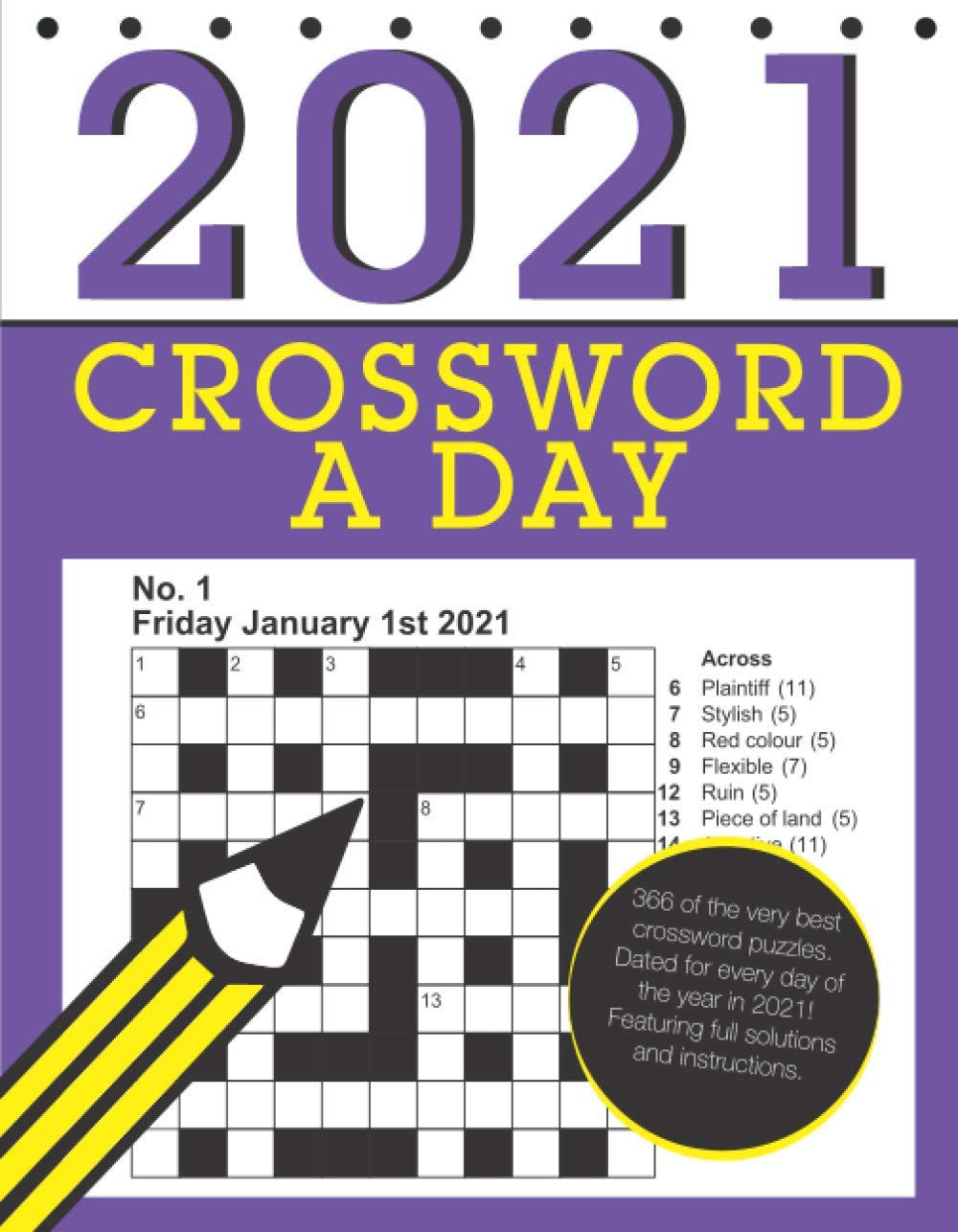 Crossword a Day 2021: 366 dated crossword puzzles