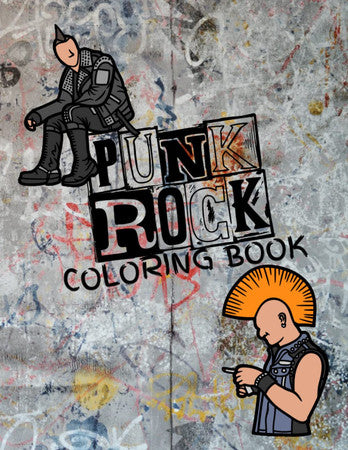 Punk Rock Coloring Book: For Adults, Adult Coloring Book