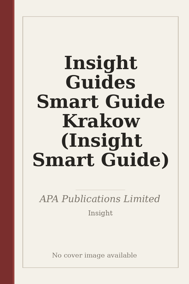 Insight Guides Smart Guide Krakow (Insight Smart Guide) - no cover image available