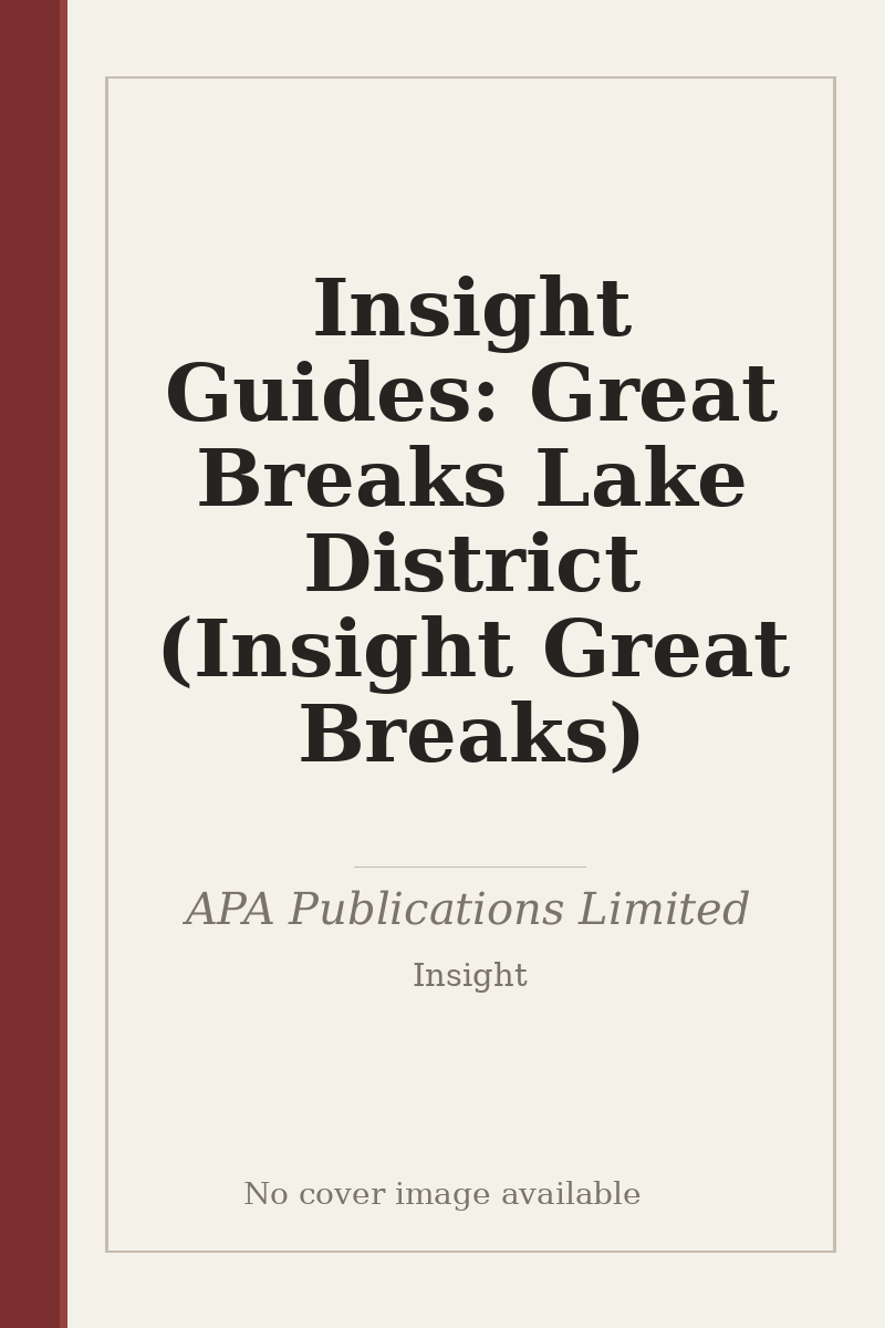 Insight Guides: Great Breaks Lake District (Insight Great Breaks) - no cover image available