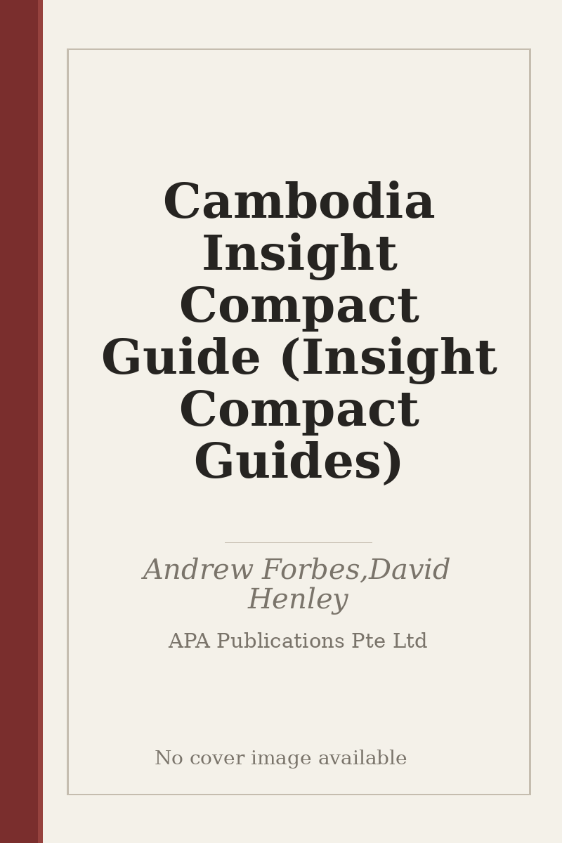 Cambodia Insight Compact Guide (Insight Compact Guides) - no cover image available