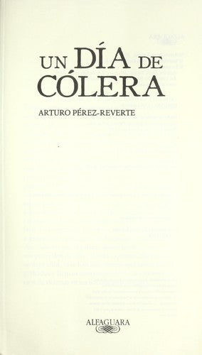 Un dia de colera/ A Day of Anger