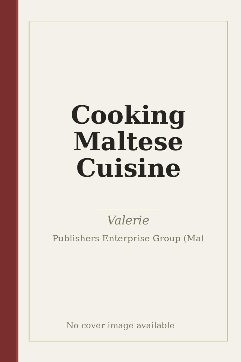 Cooking Maltese Cuisine - no cover image available